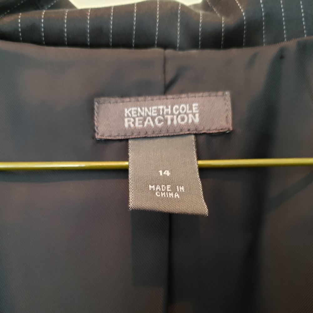 Kenneth Cole pinstripe silky suit
